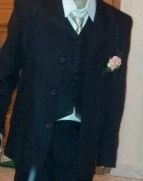 Boutonnière sur costume