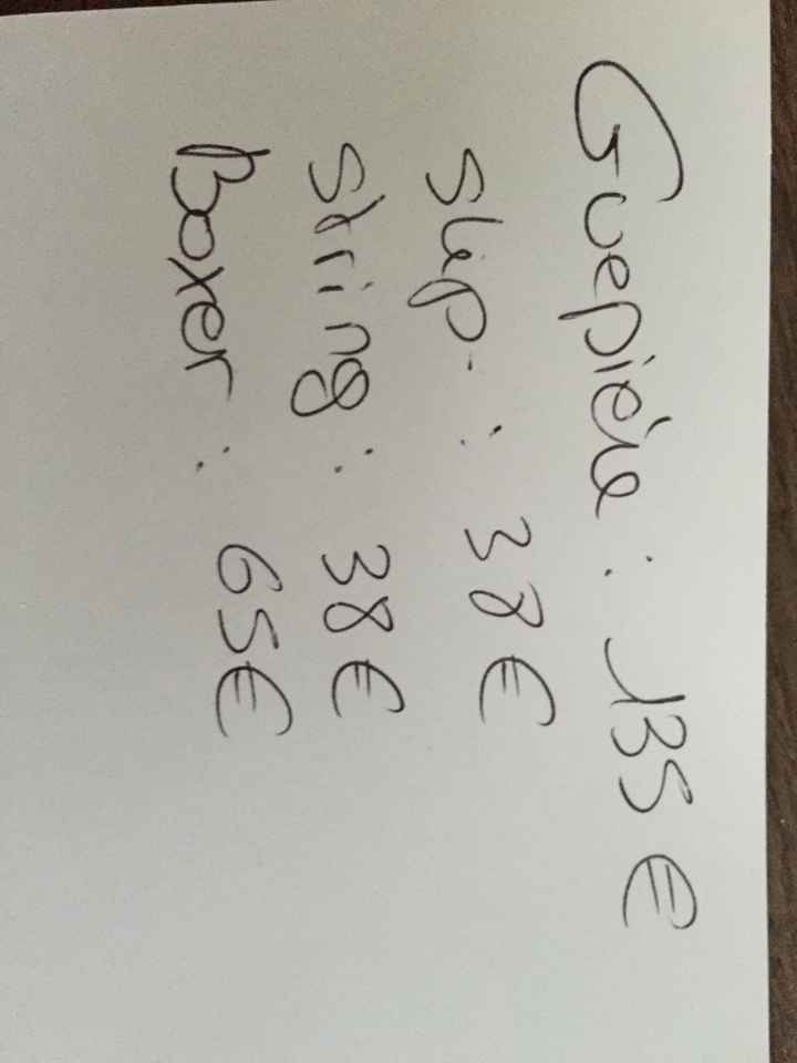 Guêpière de chez "juste un baiser" - 1