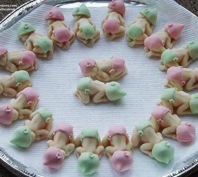 bebes en pate a sucre