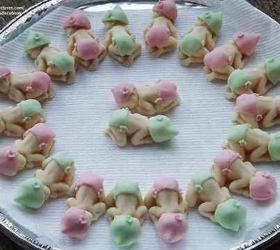 bebes en pate a sucre