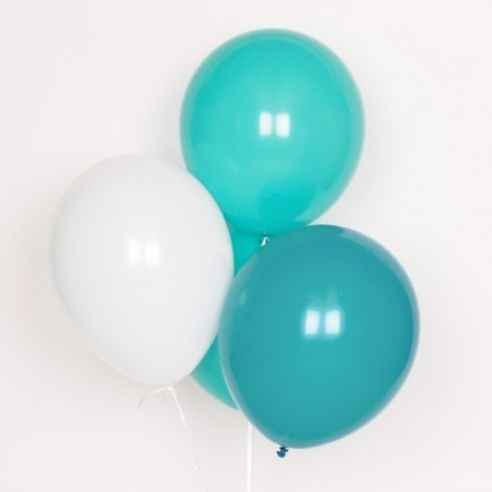 ballons menthe et vert 