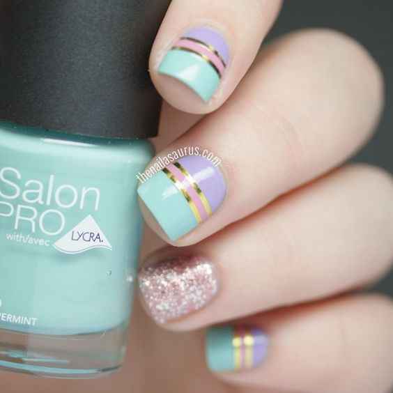 Manucure pastel 12