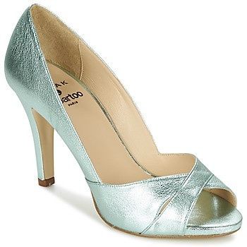 7. chaussures argentées vert