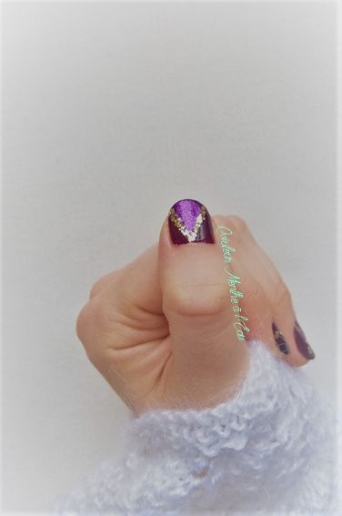 Manucure violet + or