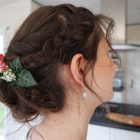 ma coiffure de mariée côté droit