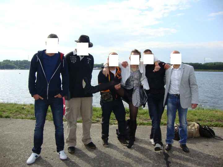 evjh groupe mes 2 témoins et 3 bon potes