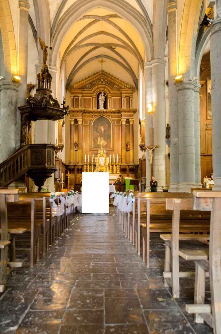 tite déco allée église le samedi matin