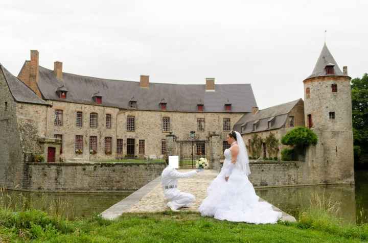photo couple au chateau