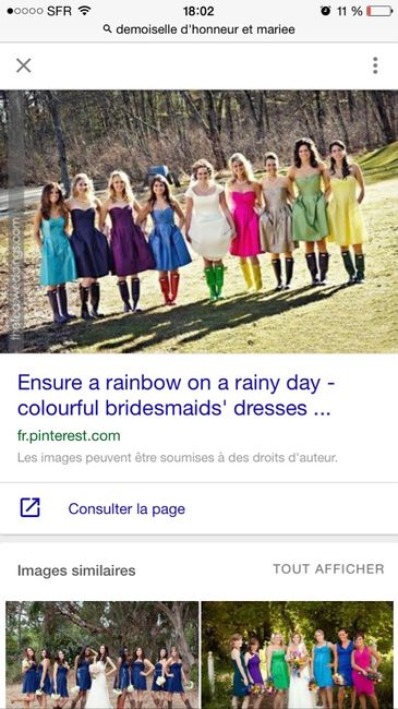 Demoiselle d'honneur: osons la difference? - 2