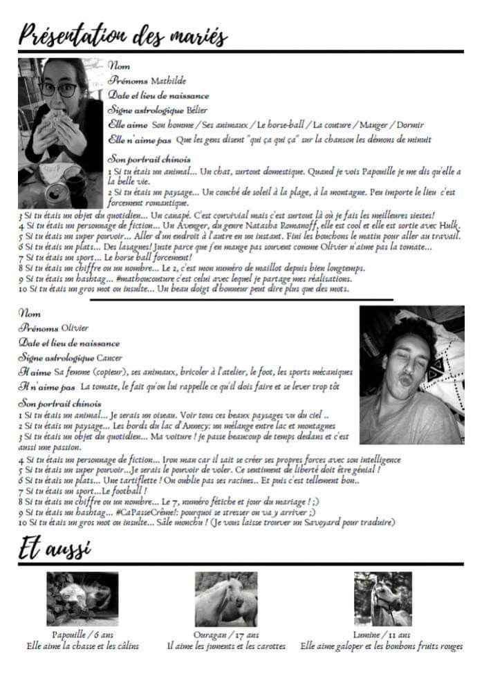 La gazette des mariés - 2