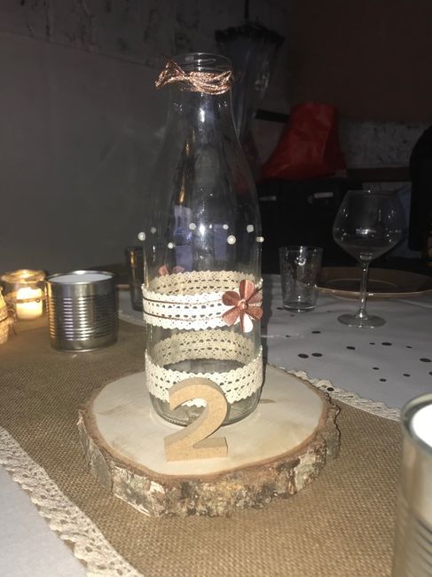 Déco champêtre (déco table + noeuds pour voiture) 5
