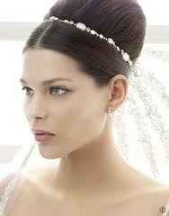 chignon haut de mariage