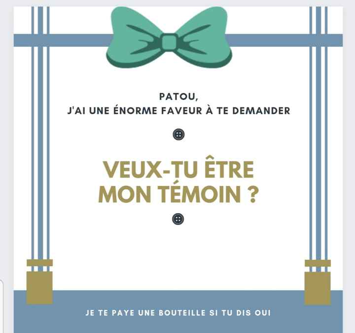 Demande de temoins - 1