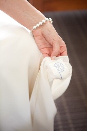 coudre quelque chose de bleu