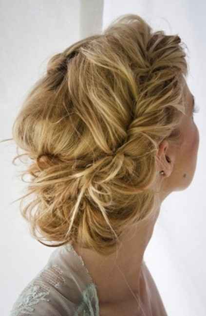 Chignon tresse