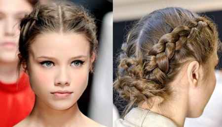 chignon tressé
