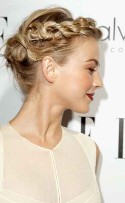 chignon tressé