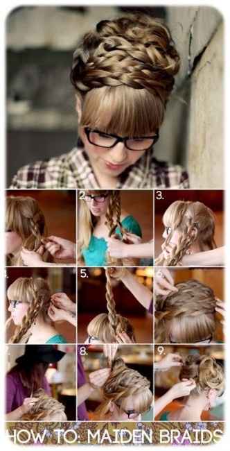 tuto coiffure tresse