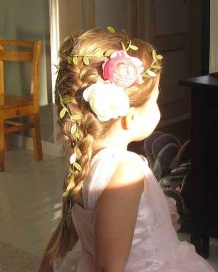 Idée coiffure pour les petites filles.