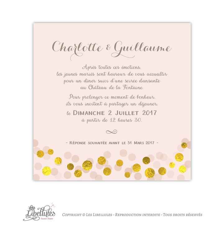 Texte faire part - 1