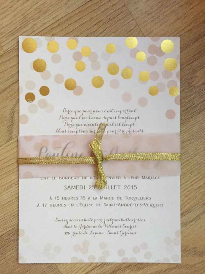 Votre avis sur mes faire parts - 2