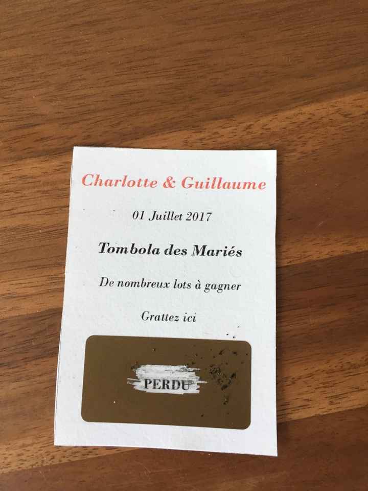 Nos tickets de tombola 😆 - 3