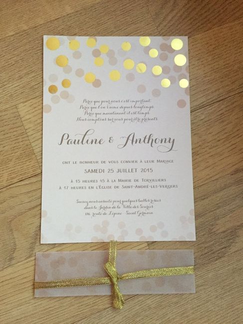 Votre avis sur mes faire parts - 1