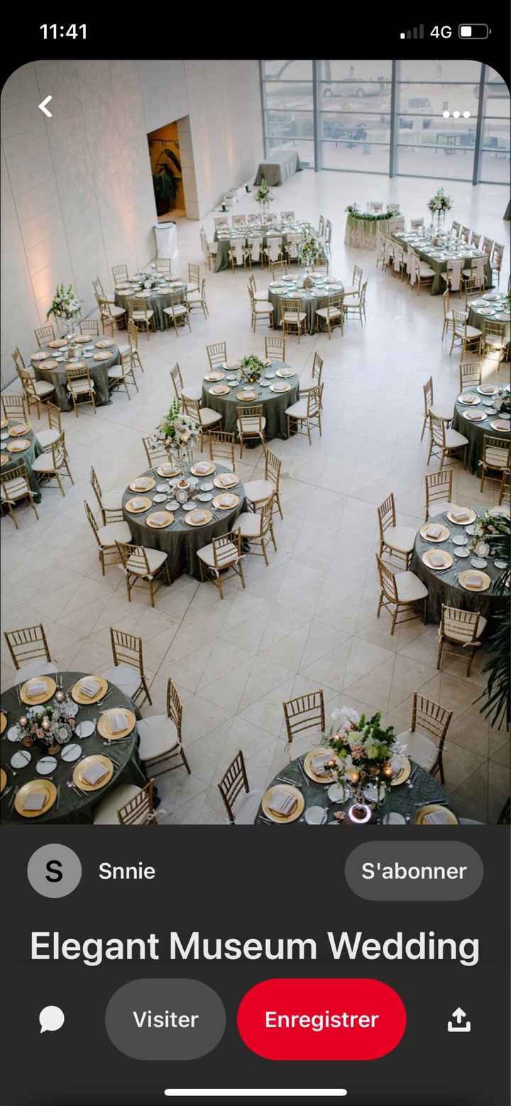 Disposition des tables dans la salle - 3