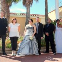 photos de nos témoins et parrain marrain de nos puces et nous 