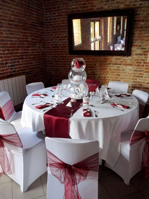 Des photos de vos Tables Rouge, blanche et noire - 1