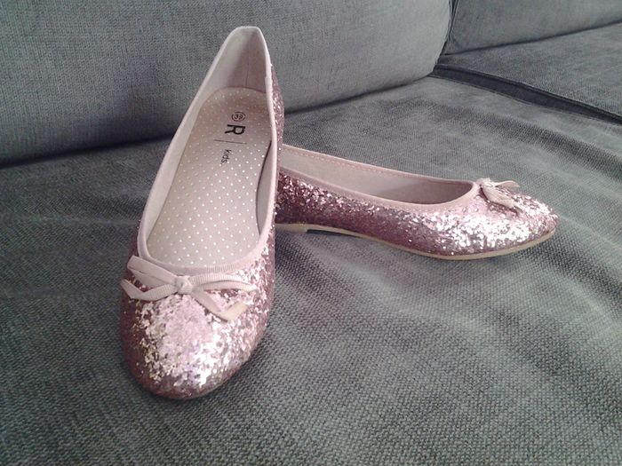 ballerine rose paillette