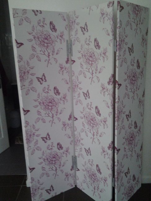 paravent vintage romantique