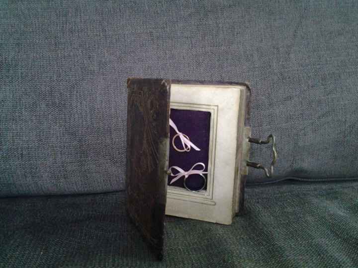 porte alliance vintage romantique