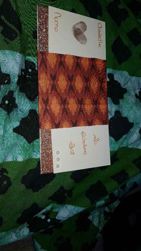 Faire-part fabriqués main - 1