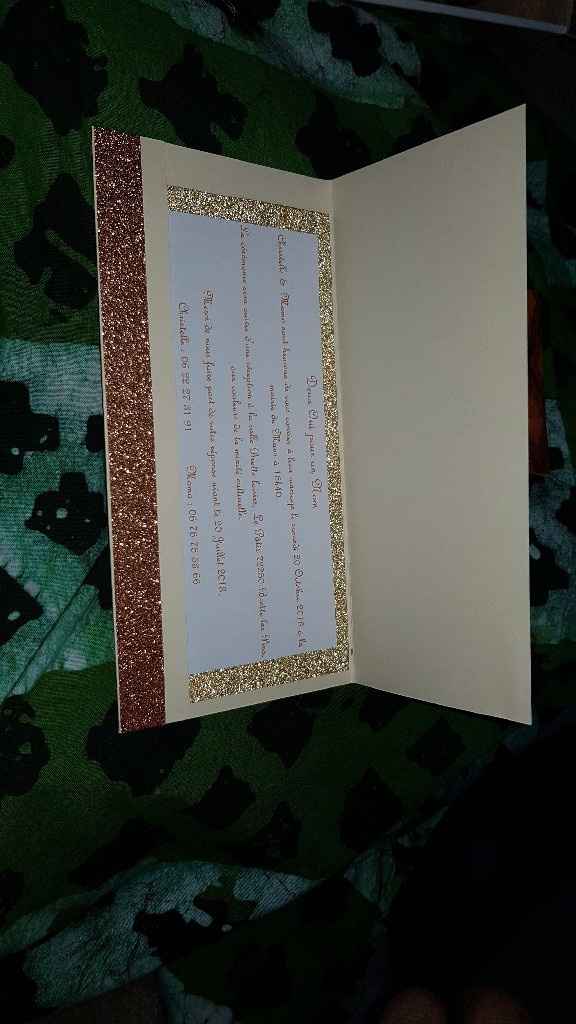 Faire-part fabriqués main - 3