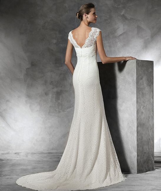 Belle robe empire Pronovias