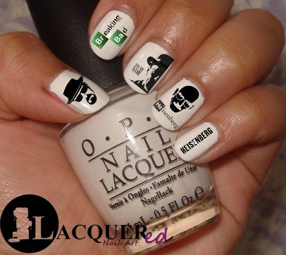 Nail art Breaking Bad