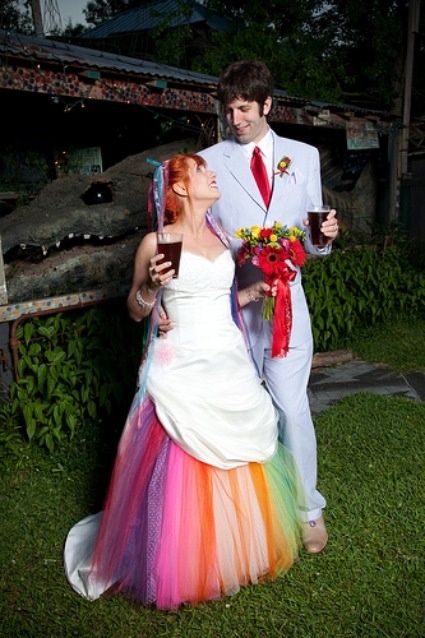 Les robes de mariées colorées - 1