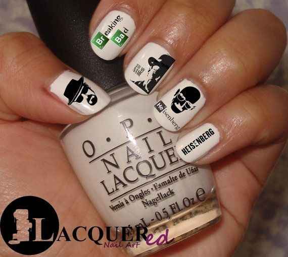 Nail art Breaking Bad