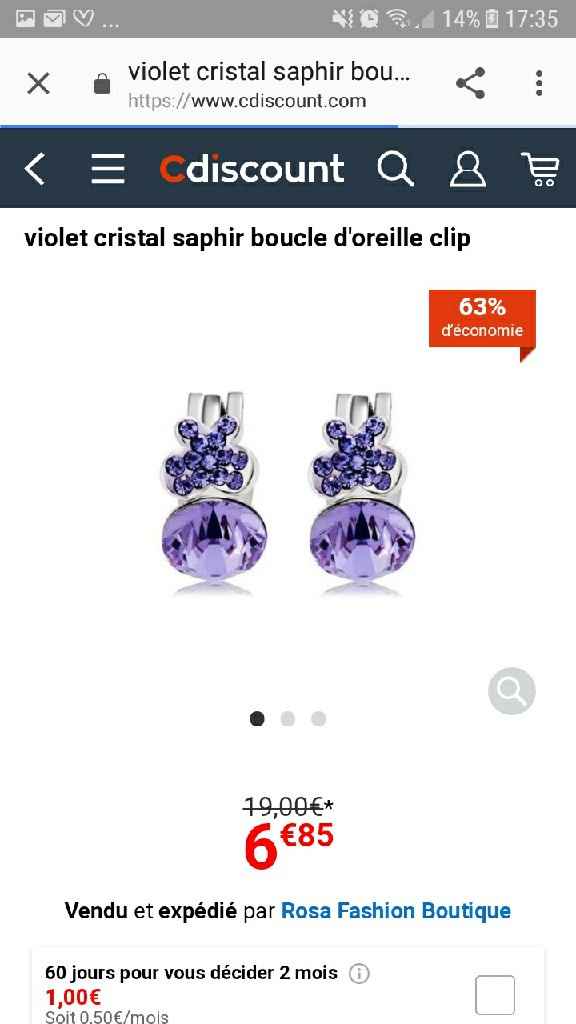 Boucle d'oreille - 1