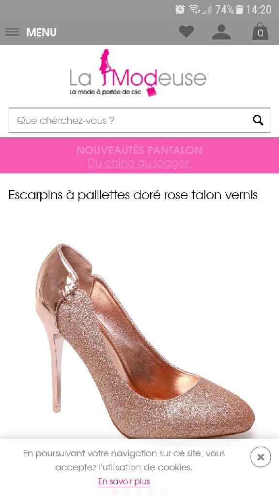 Escarpins rose à paillettes où êtes vous ? - 1