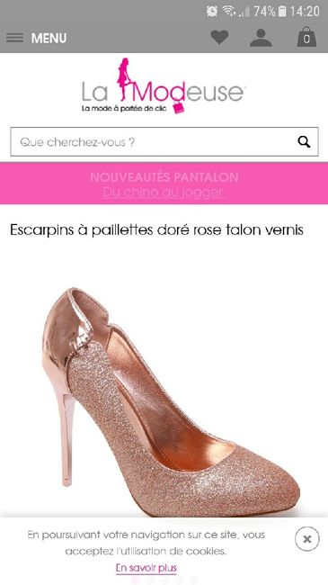 Escarpins rose à paillettes où êtes vous ? - 1