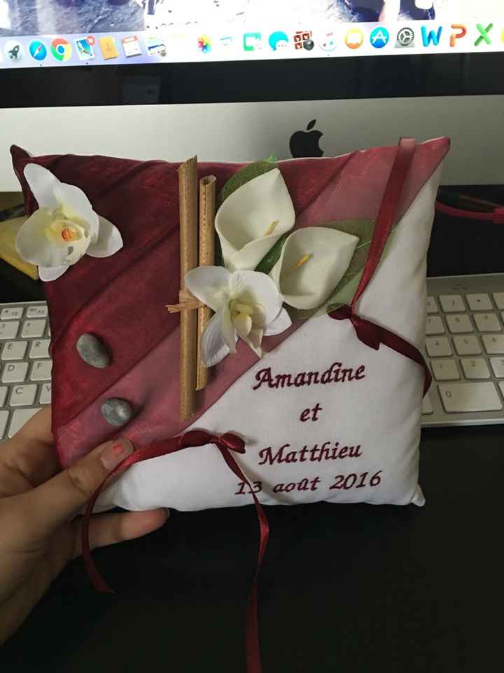 Coussin alliances reçu - 1