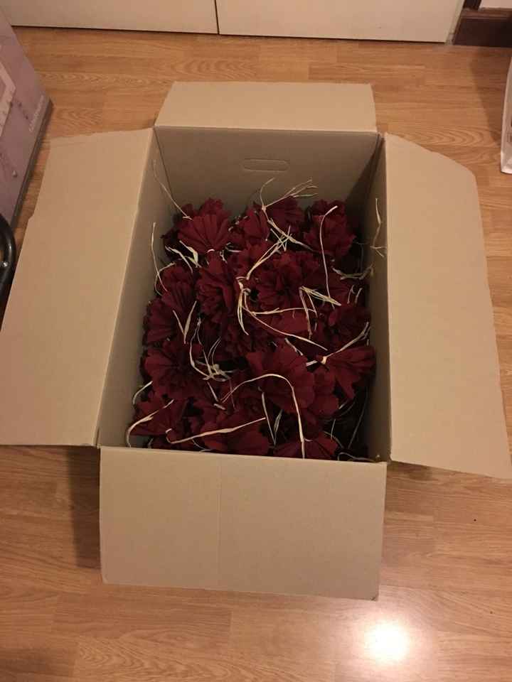 Fleur papier crépon - 1