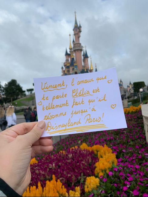 Proposition Love note à disneyland - 1