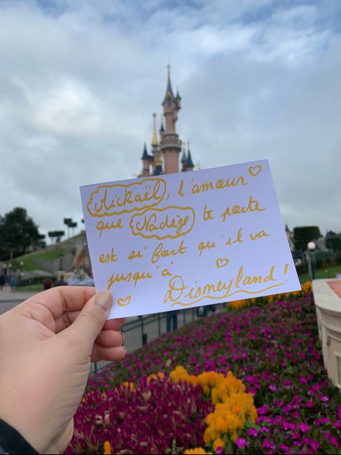Proposition Love note à disneyland - 1