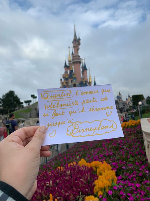 Proposition Love note à disneyland - 1
