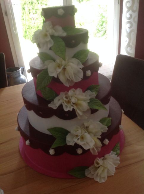 Urne en weeding cake, fait maison :)