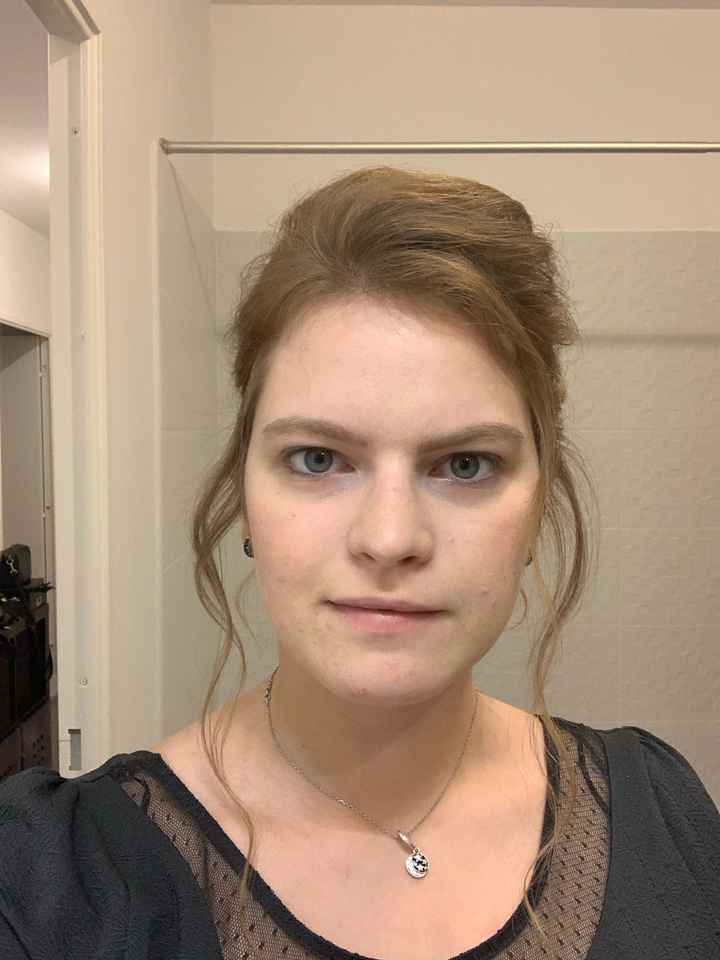 Essai coiffure et première retouche de la robe - 1