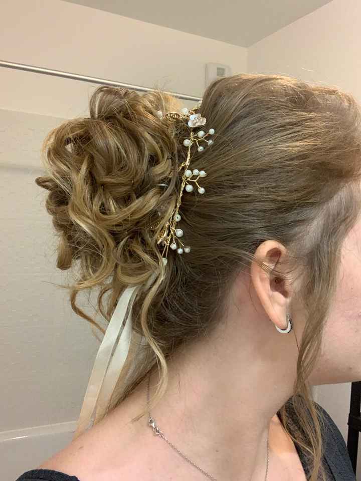 Essai coiffure et première retouche de la robe - 2